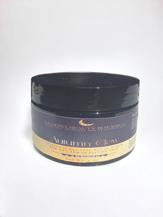 Autumn Glow: Coffee & Brown Sugar Scrub - Turmeric Infused for Radiant Skin - Luneria Beauty Botanica