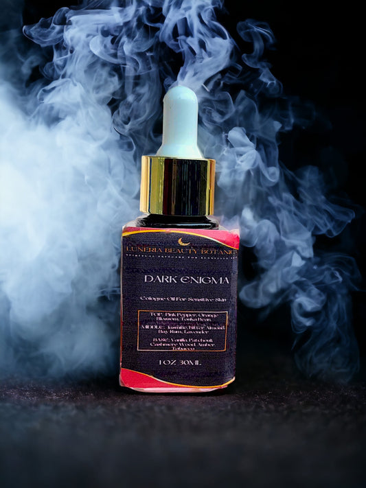 Dark Enigma: A Mysterious Oil-Based Cologne For Men - Luneria Beauty Botanica