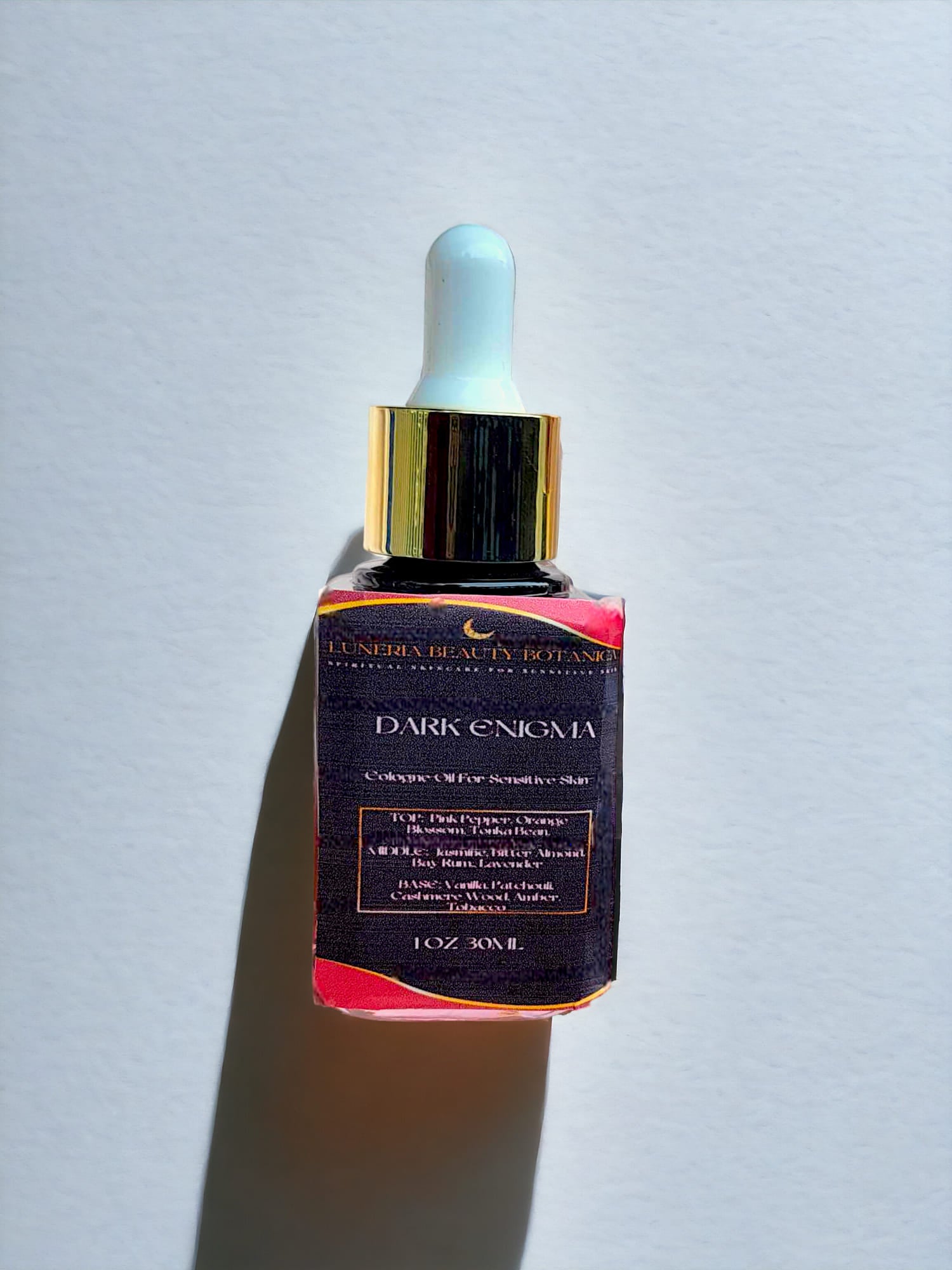 Dark Enigma: A Mysterious Oil-Based Cologne For Men - Luneria Beauty Botanica