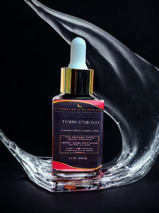 Dark Enigma: A Mysterious Oil-Based Cologne For Men - Luneria Beauty Botanica