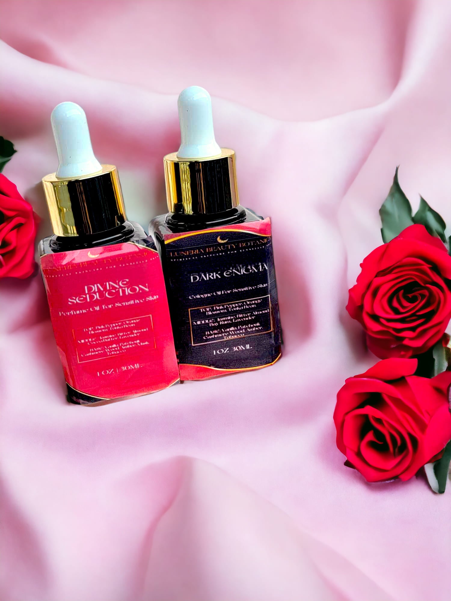 Divine Seduction: Alluring Oil-Based Perfume For Sensitive Skin - Luneria Beauty Botanica