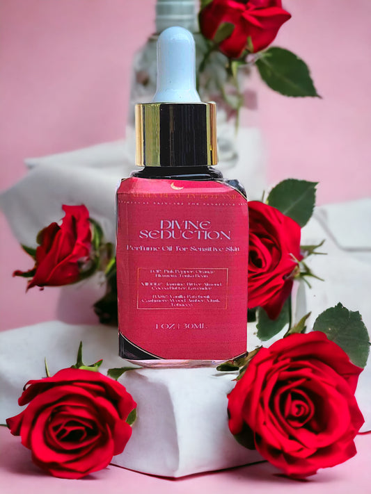Divine Seduction: Alluring Oil-Based Perfume For Sensitive Skin - Luneria Beauty Botanica