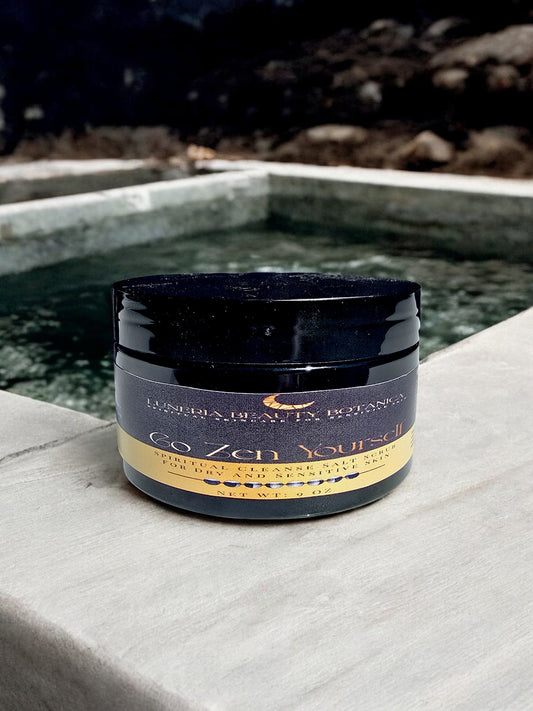 Go Zen Yourself Scrub - Transformative Skin Journey with Natural Exfoliants - Luneria Beauty Botanica