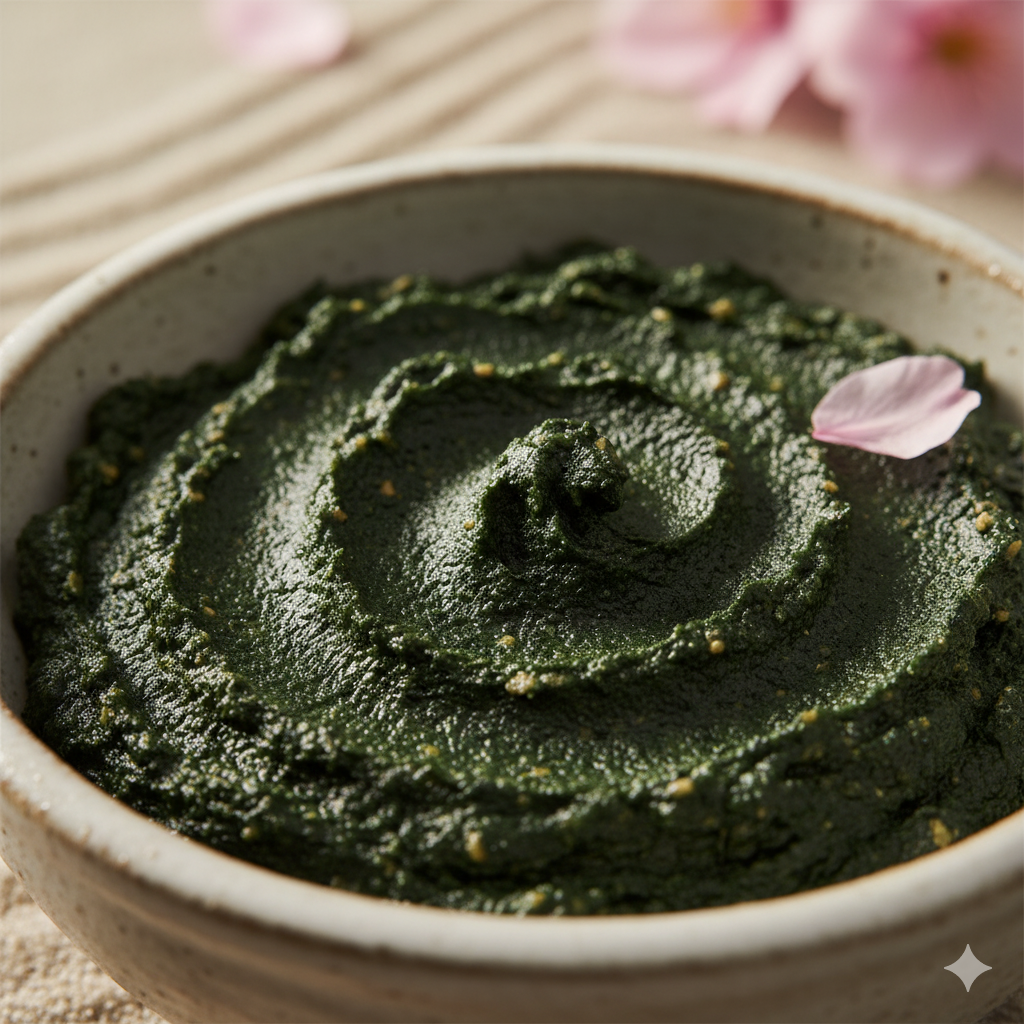 Go Zen Yourself salt scrub ingredients, pink Himalayan salt, ginger, ginseng, green tea, and botanicals