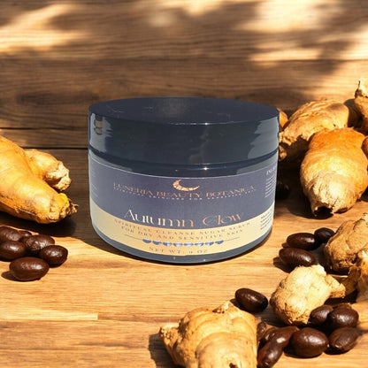 Autumn Glow: Coffee & Brown Sugar Scrub - Turmeric Infused for Radiant Skin