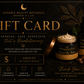 Luneria Beauty Botanica gift card, skincare gift card for sensitive skin