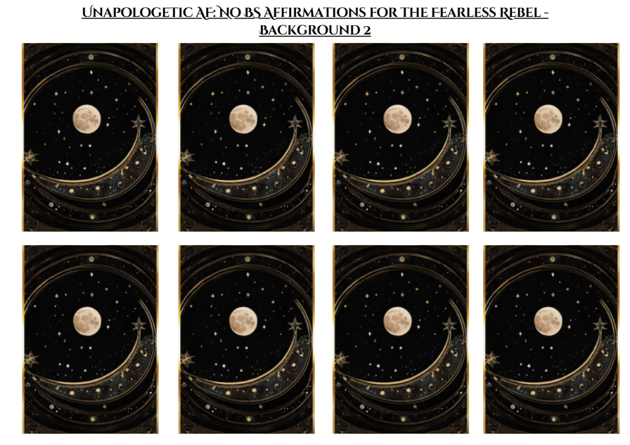 Unapologetic AF Affirmation Cards – Digital Download